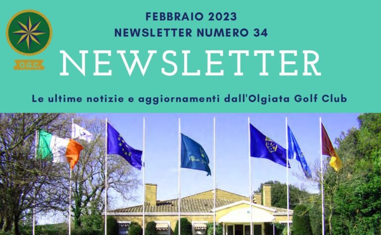 Olgiata Golf Club: Newsletter Febbraio 2023