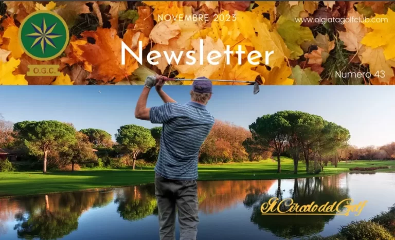 Olgiata Golf Club: Newsletter di Novembre 2023
