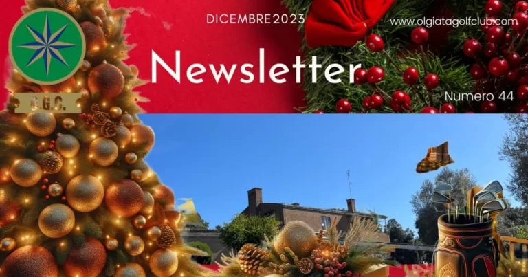 Olgiata Golf Club: Newsletter di Dicembre 2023