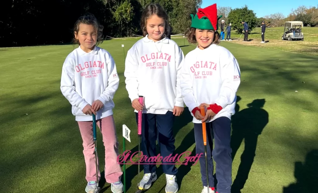 Olgiata Golf Club news: Febbraio 2024 3 Piccole partecipanti del Club dei Giovani allOlgiata Golf Club