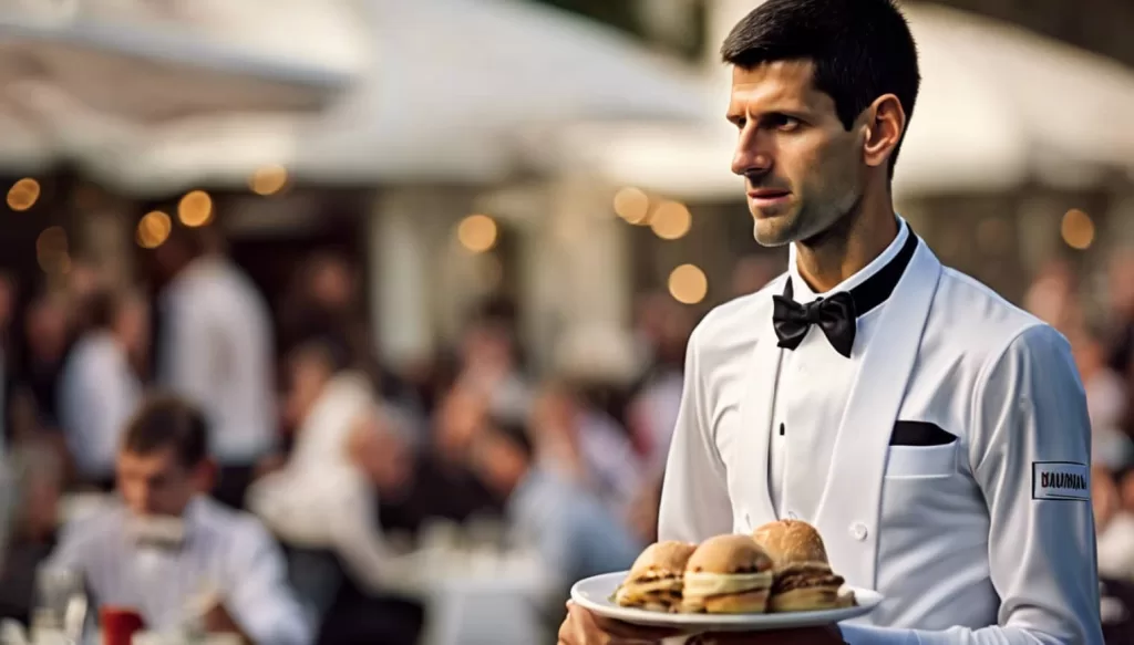 Un Sorriso nel Tee: Djokovic alla Ryder Cup si traveste da cameriere 2 jokovic cameriere alla ryder cup 03