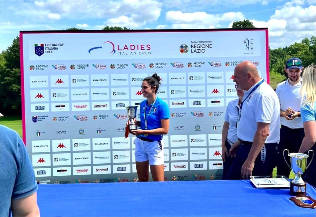 Lo strabiliante 2024 di due giovani promesse cresciute all'Olgiata Golf Club 1 Francesca Fiorellini sul podio del Ladies Italian Open111