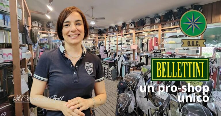 Bellettini, il pro-shop dell’Olgiata Golf Club
