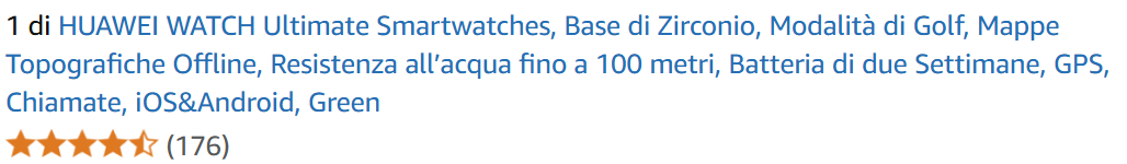Huawei Watch Ultimate Green Edition in offerta: più di uno smartwatch da golf 2 image 1