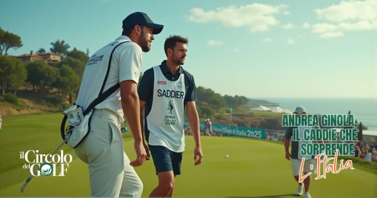 Chi è Andrea Ginola? Il caddie dietro la vittoria all’Open d’Italia 2025